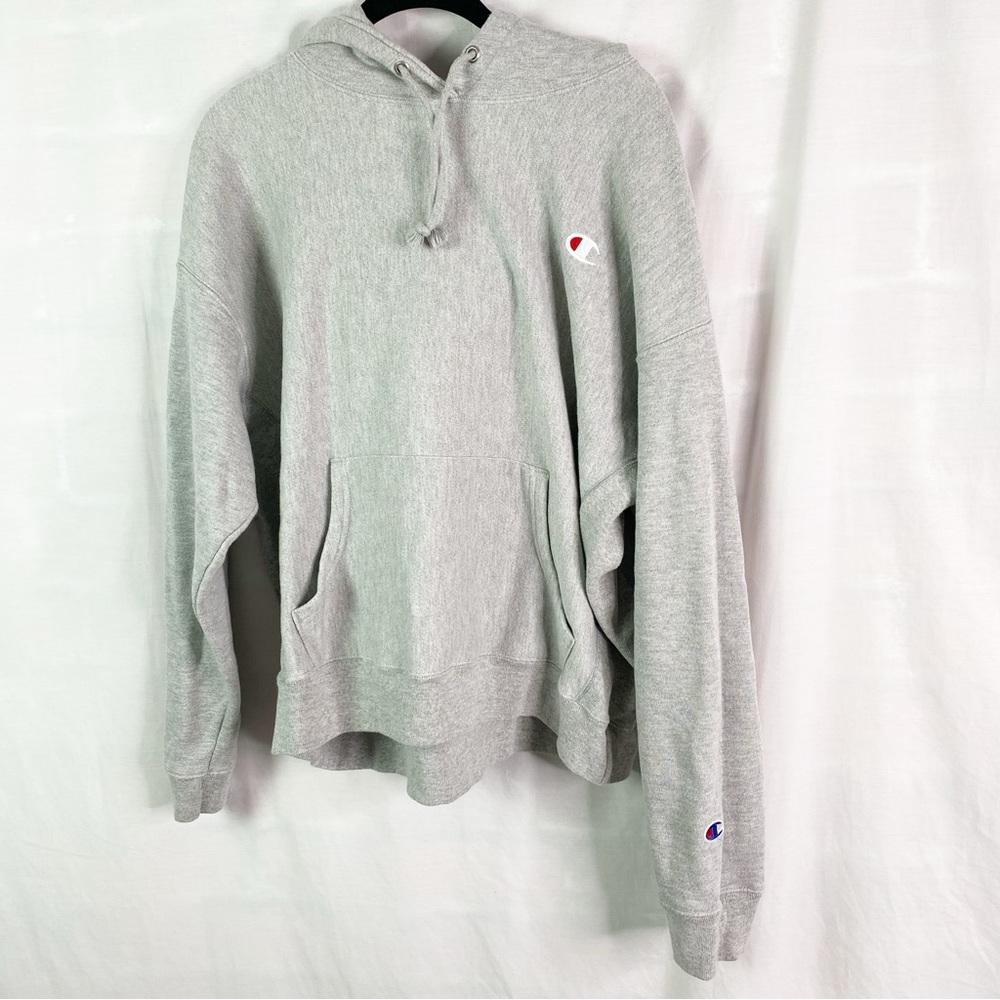 Champion Gray Hoodie Sweatshirt